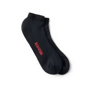 Nilit&trade; Breeze Cooling Light Weight Low Cut  Unisex Breeze Nylon Low Cut Crew Sock in Black