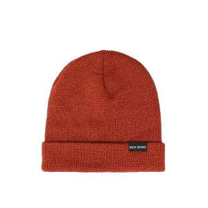 Shaniko Wool Jersey Hat  Unisex Wool Hat in Rust