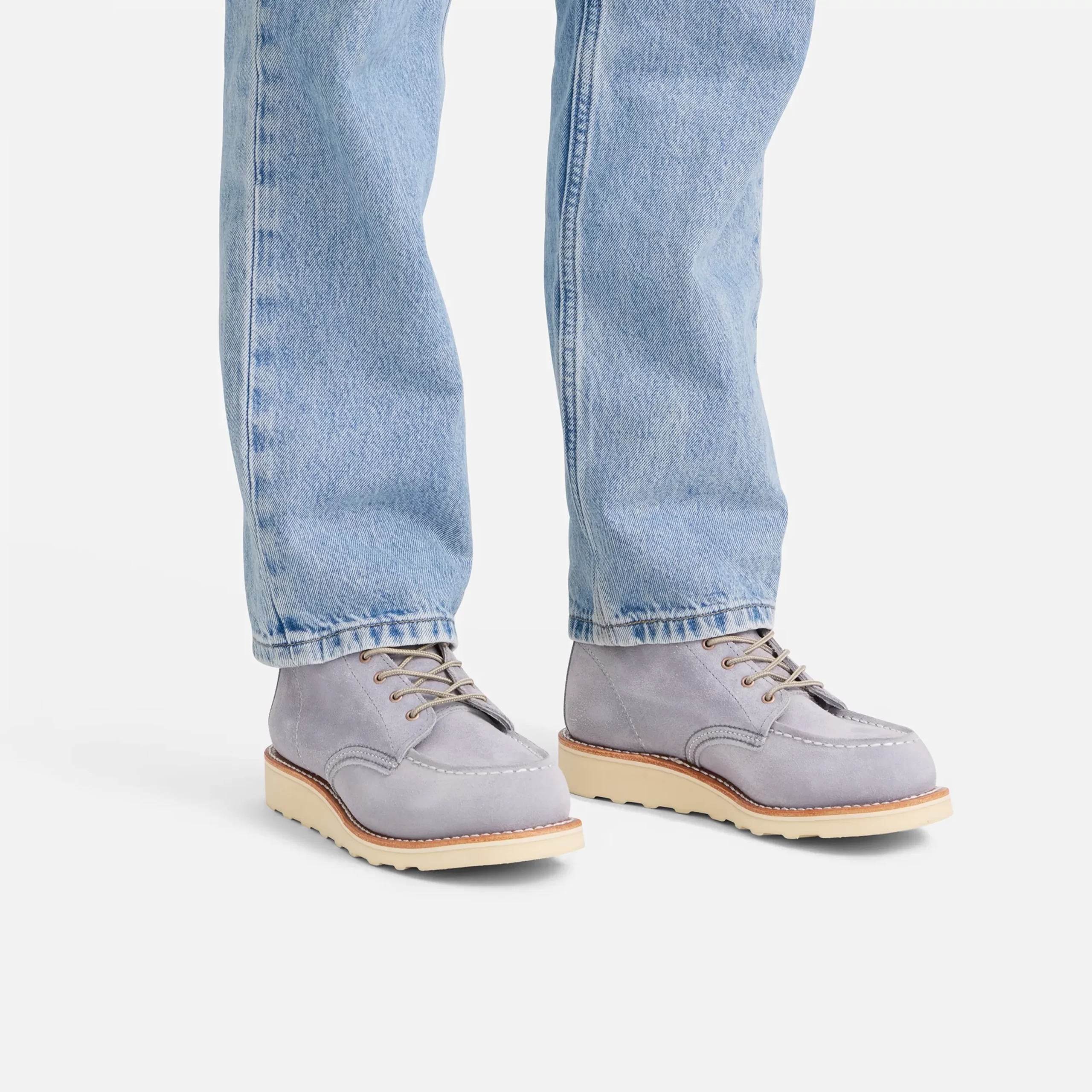 Classic Moc® Women's Short Boot in Dusty Lavender Abilene Leather - Image 2