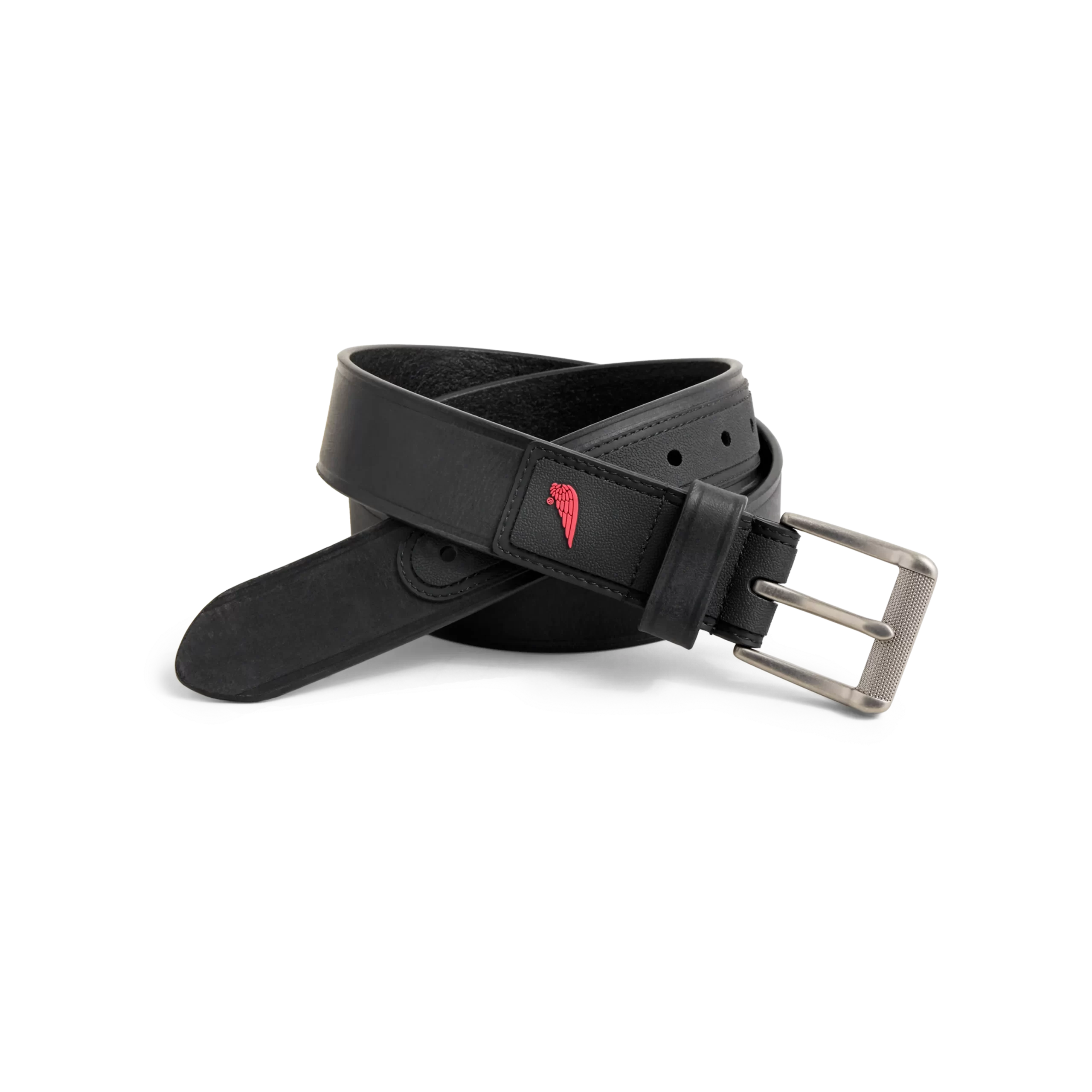 Heavy Duty Work Leather Belt Men's Leather Belt in Black