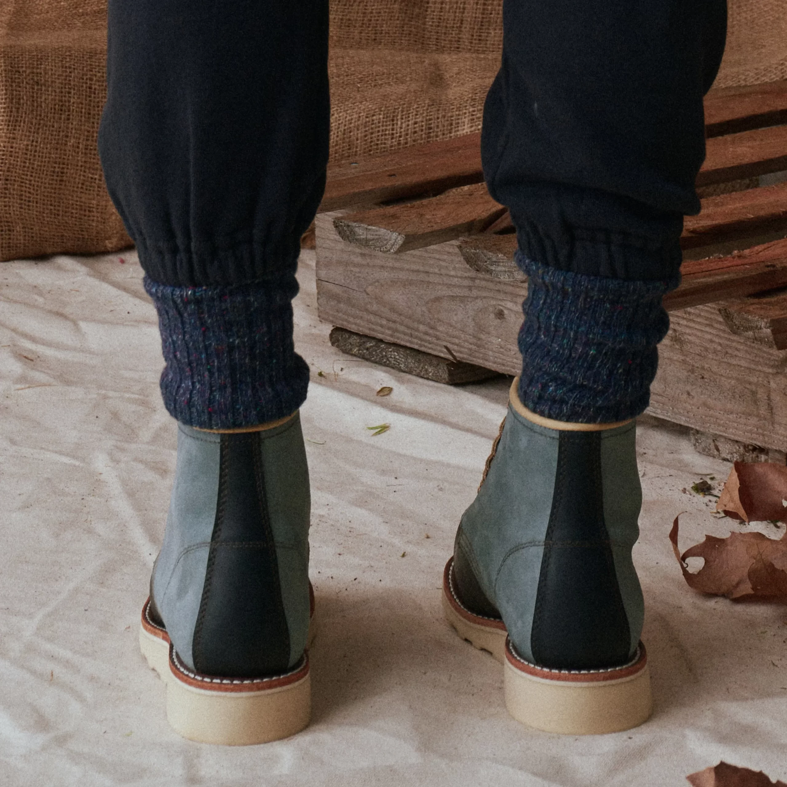 Classic Moc&reg; & THE GREAT.  Women's Short Boot in Multi Indigo - Image 7