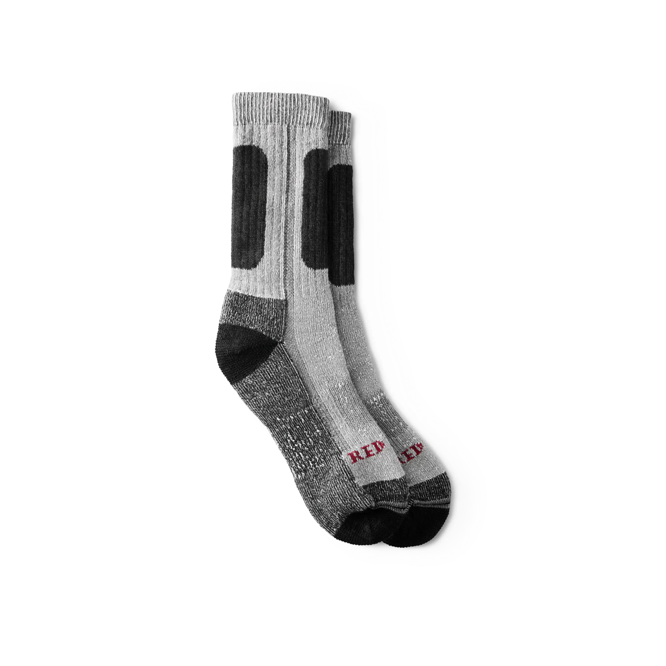 Performance Work Medium Weight Crew Unisex Performance Crew Work Sock in Black